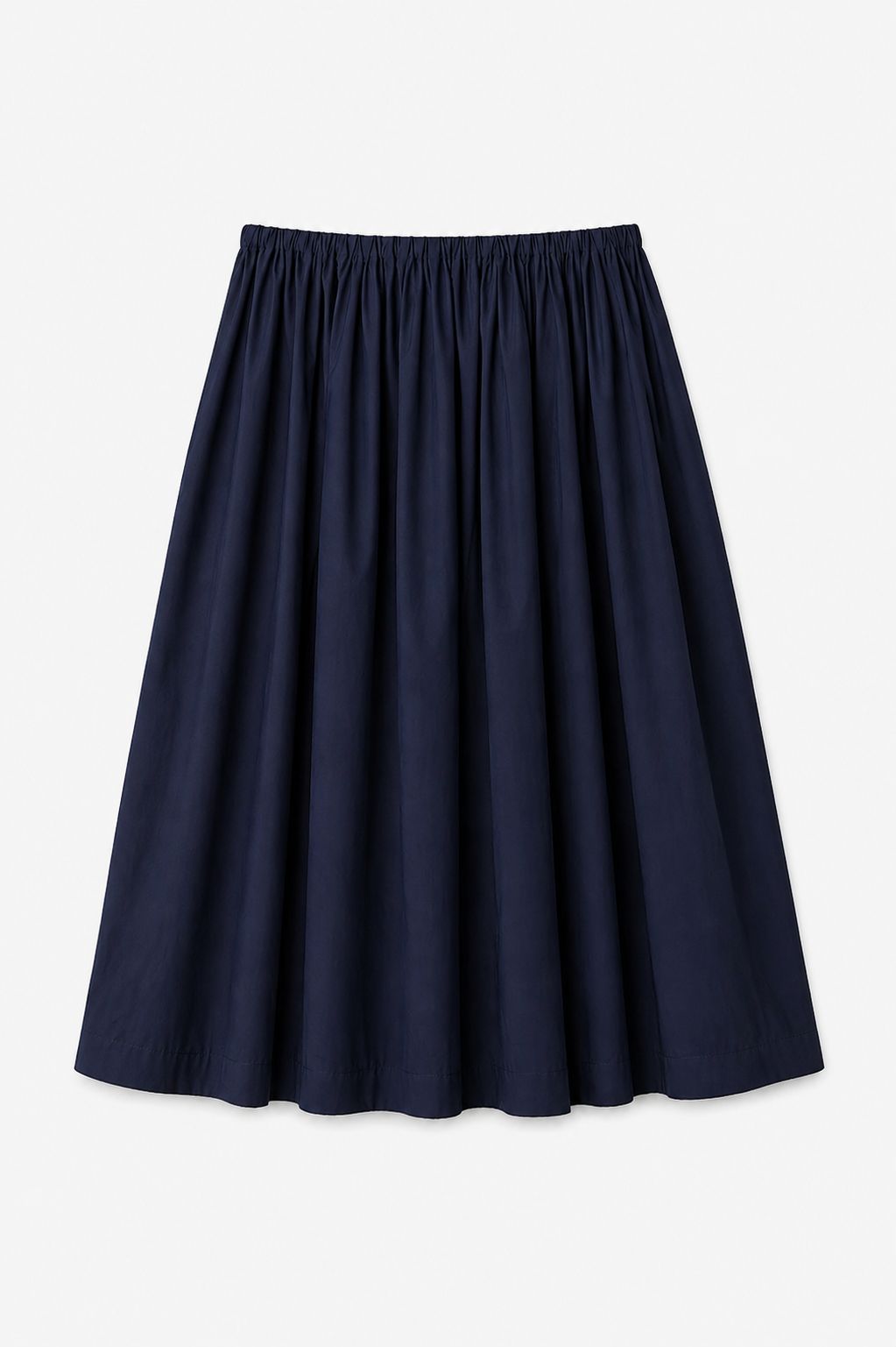 MADE IN ITALY - Letizia - Falda midi amplia con cintura elástica