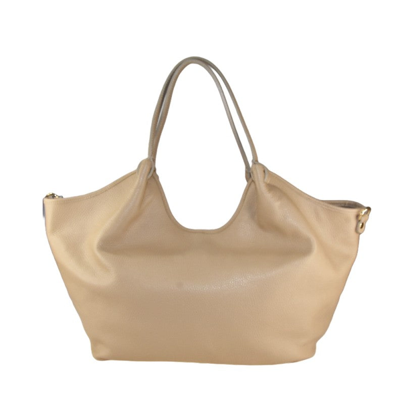 Sorrento - Bolso de mano para mujer con bandolera, de piel, 100 % fabricado en Italia