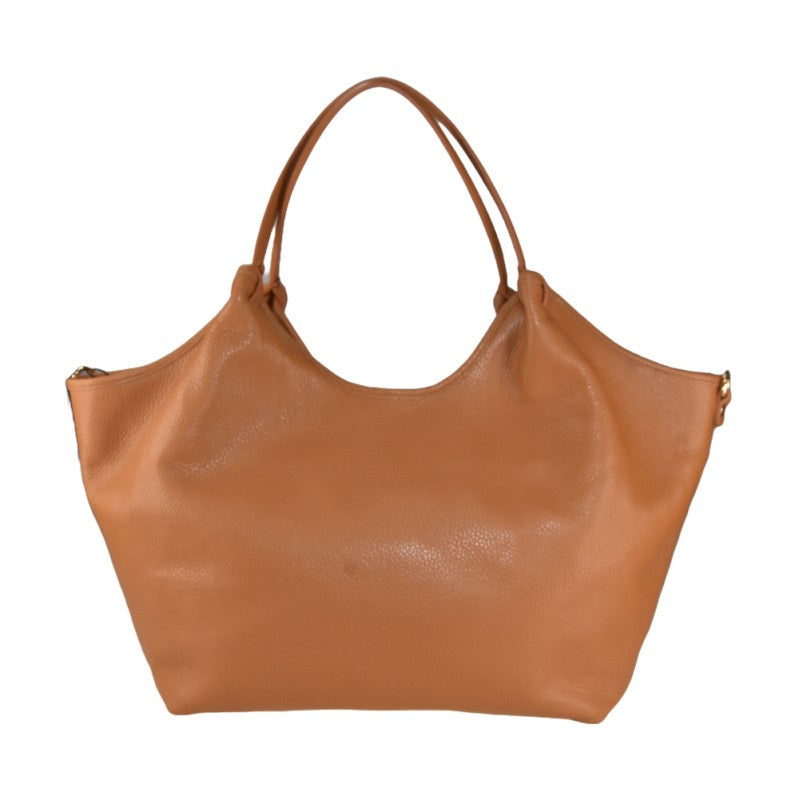 Sorrento - Bolso de mano para mujer con bandolera, de piel, 100 % fabricado en Italia
