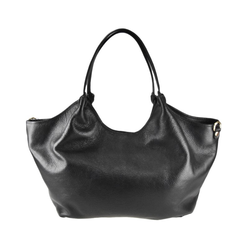 Sorrento - Bolso de mano para mujer con bandolera, de piel, 100 % fabricado en Italia