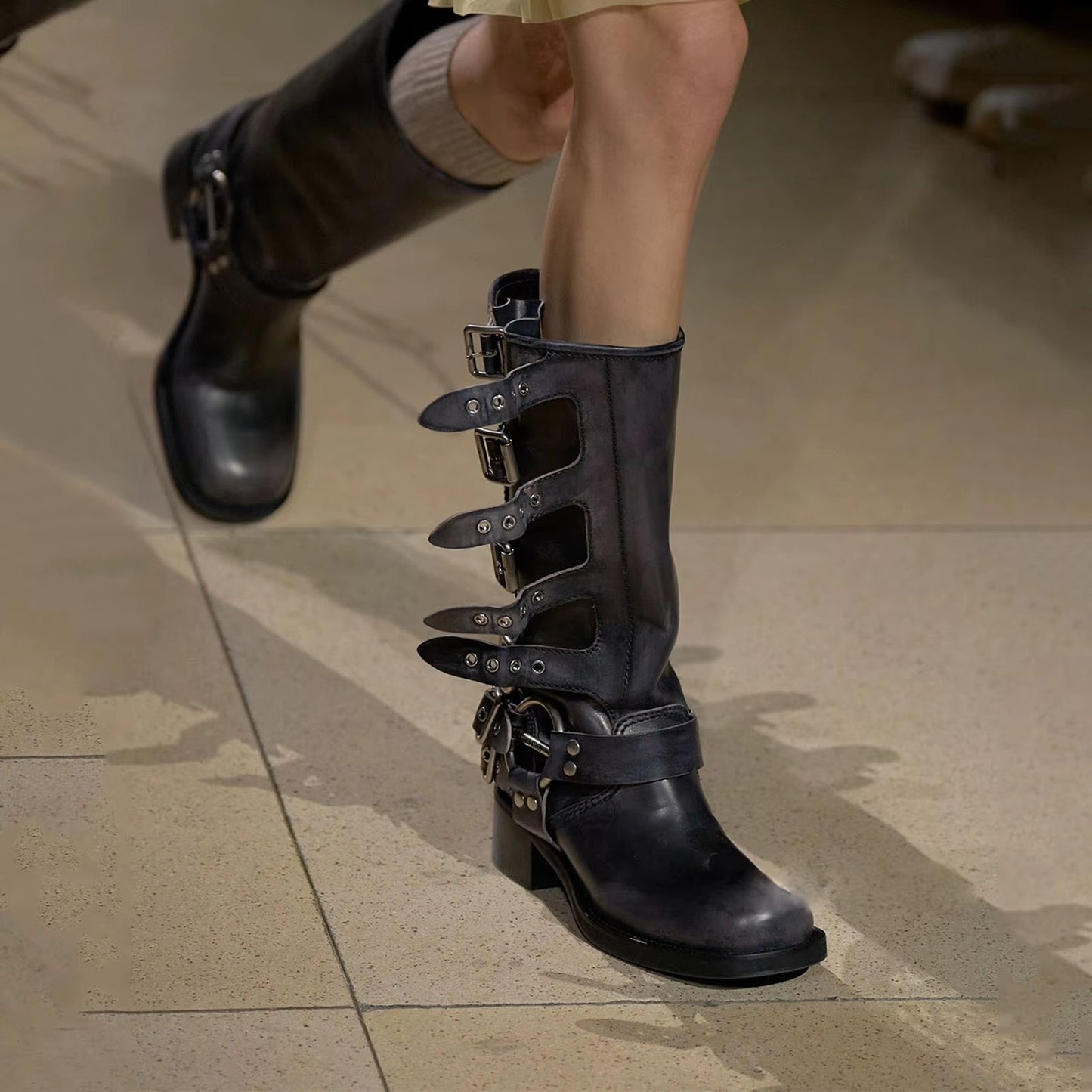 Roma - Botas Estilo Motero