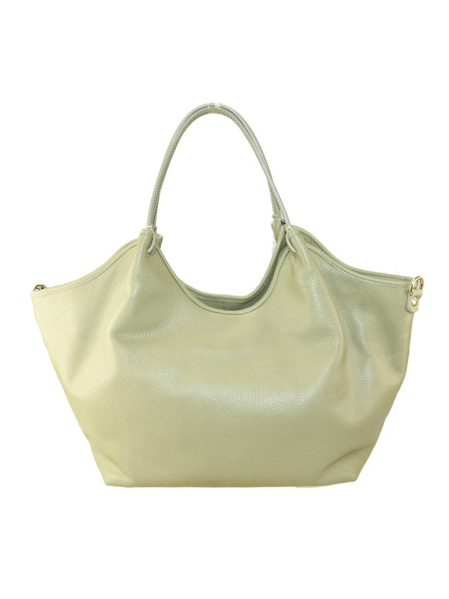 Sorrento - Bolso de mano para mujer con bandolera, de piel, 100 % fabricado en Italia